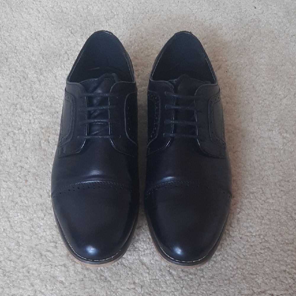 Stacy Adams Black Dress Shoes Kids Size 5